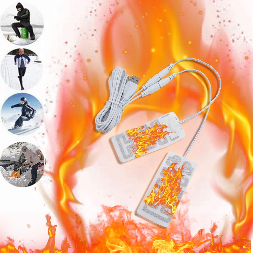 

Портативные перчатки с подогревом и USB, 5 В
