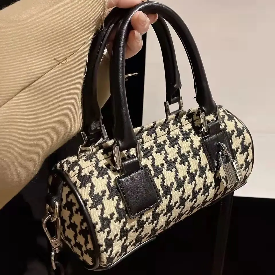 Осенне-зимняя новая стильная бархатная сумка-цилиндр сумка-подушка мини-сумка