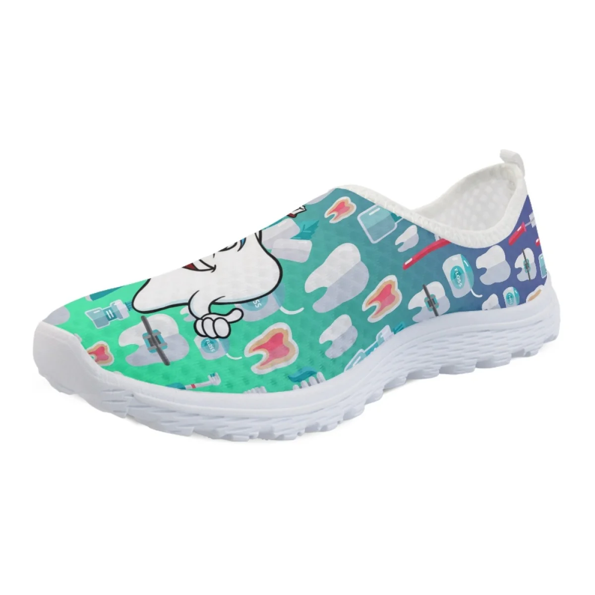 Женские кроссовки без шнуровки INSTANTARTS повседневные сетчатые туфли на плоской