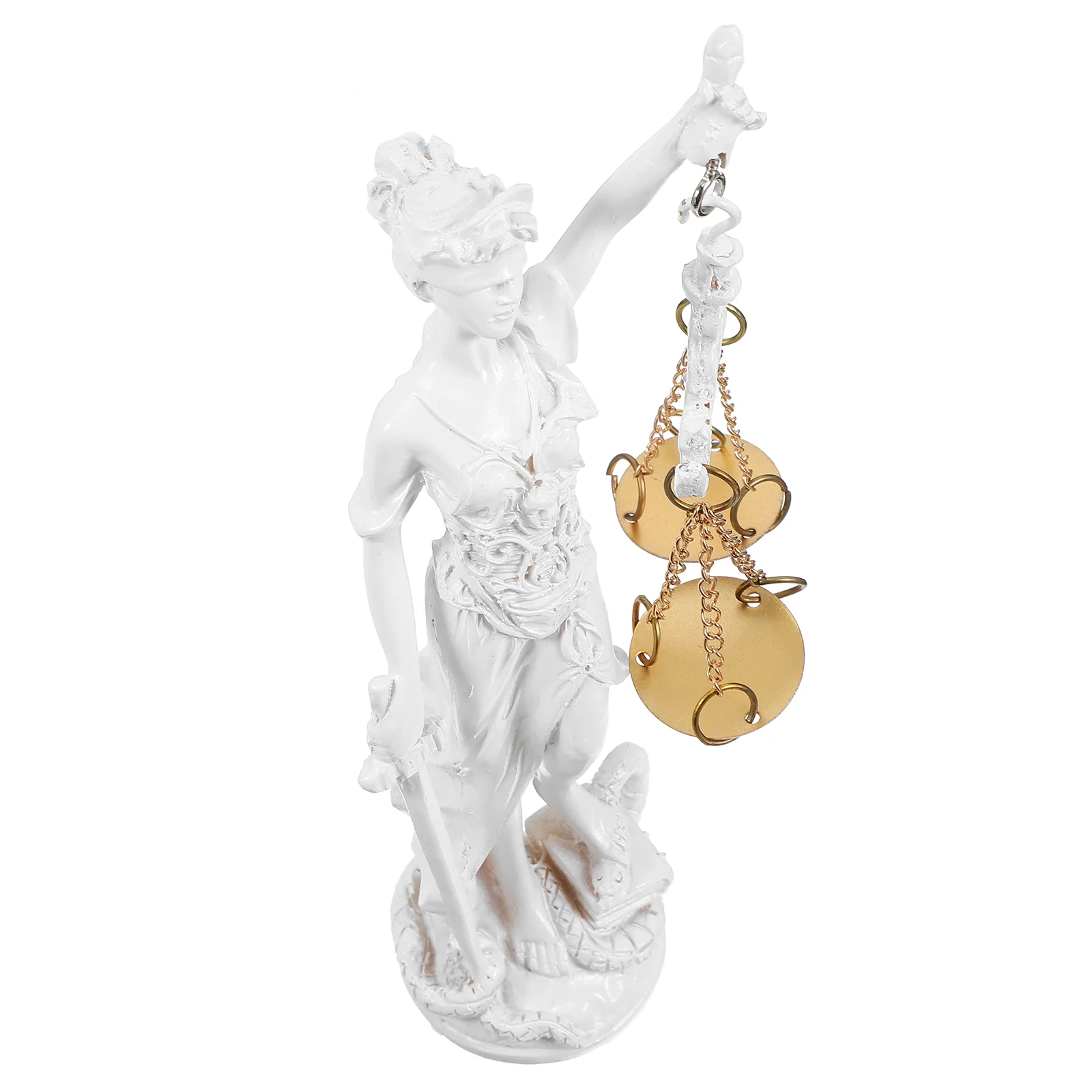 Слипая богиня правосудия скульптура статуя леди украшения для офиса фигурка