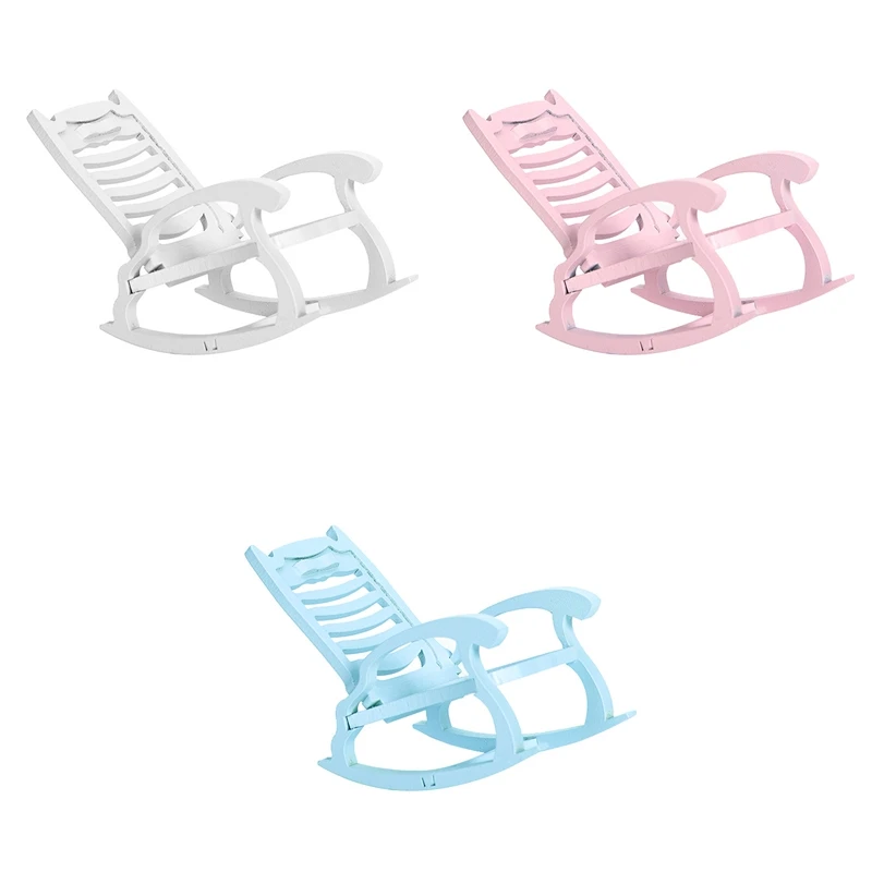 

1/12 Dollhouse Beach Rocking Chair Miniature Furniture Simulation Dollhouse Living Room Furniture Accessories