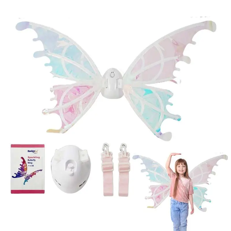 

Искусственные крылья бабочки, искусственные крылья, сказочные крылья с регулируемым плечевым ремнем, аксессуары для костюмов