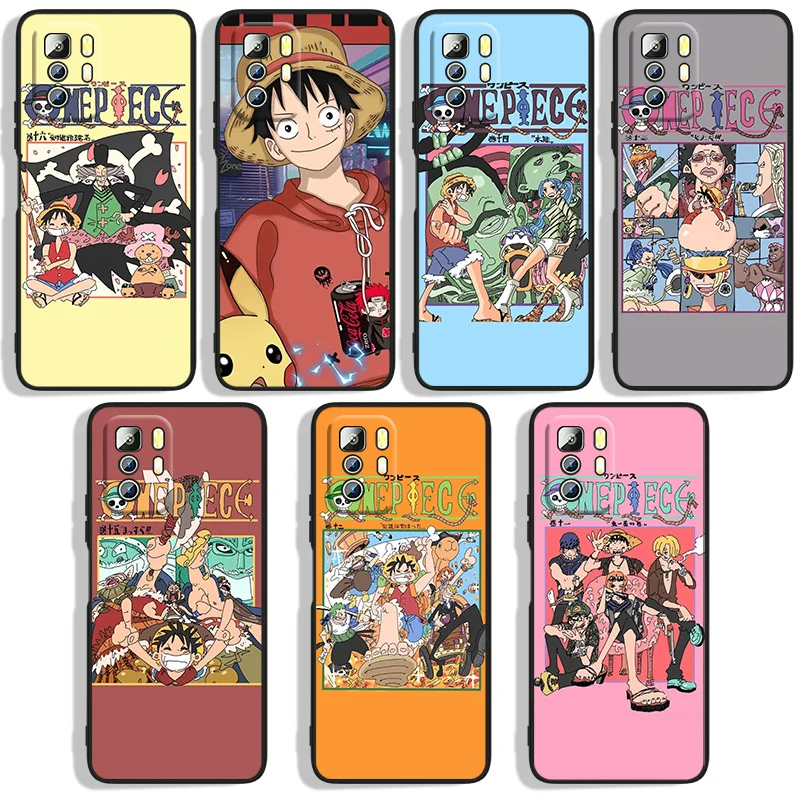 

Japanese anime Ones Pieces cover Phoen Case For Xiaomi Redmi Note 4X 5 5A(32GB) 6 7 8T 8 9 9T 9 10 Max 9S Pro Lite Black Soft