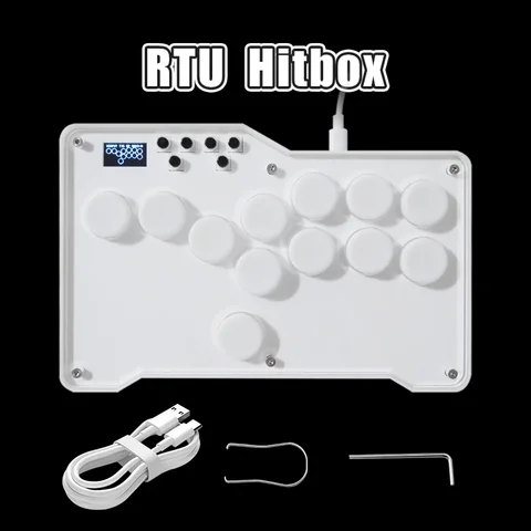 Аркадный файтинг, джойстик, контроллер Hitbox mini hot-swappable Cherry /PC/PS4/NS