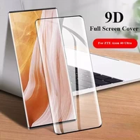 new 9d full screen coverage hd transparent tempered glass film anti blue lightprivacy phone protector for zte axon 40 ultra