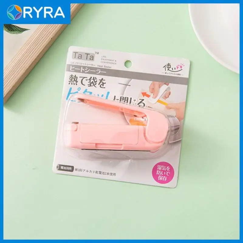 

Snack Sealing Plastic Bag Sealer Machine Creative Sealing Storage Machine Plastic-envelop Machine Kitchen Gadgets 2023 Mini New