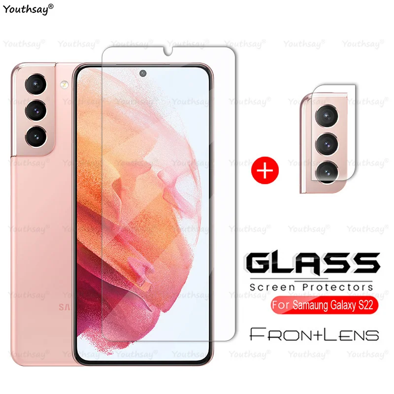 

Стекло для Samsung Galaxy S22, Samsung S21, Защитная пленка для экрана телефона Galaxy S21 Plus S22 Plus S20 FE, закаленное стекло