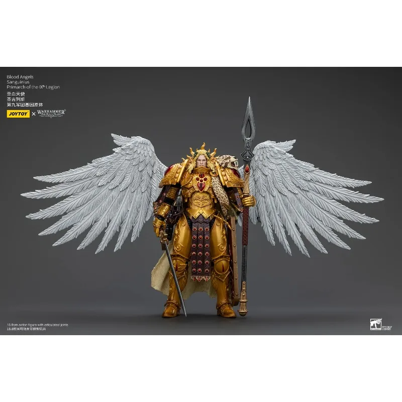 Предзаказ: Фигурка JOYTOY 118 Blood Angels Sanguinius, Примарх IX-го Легиона, коллекционная аниме-фигурка, игрушка (art.: 3920da75ca42d) - 3920da75ca42d