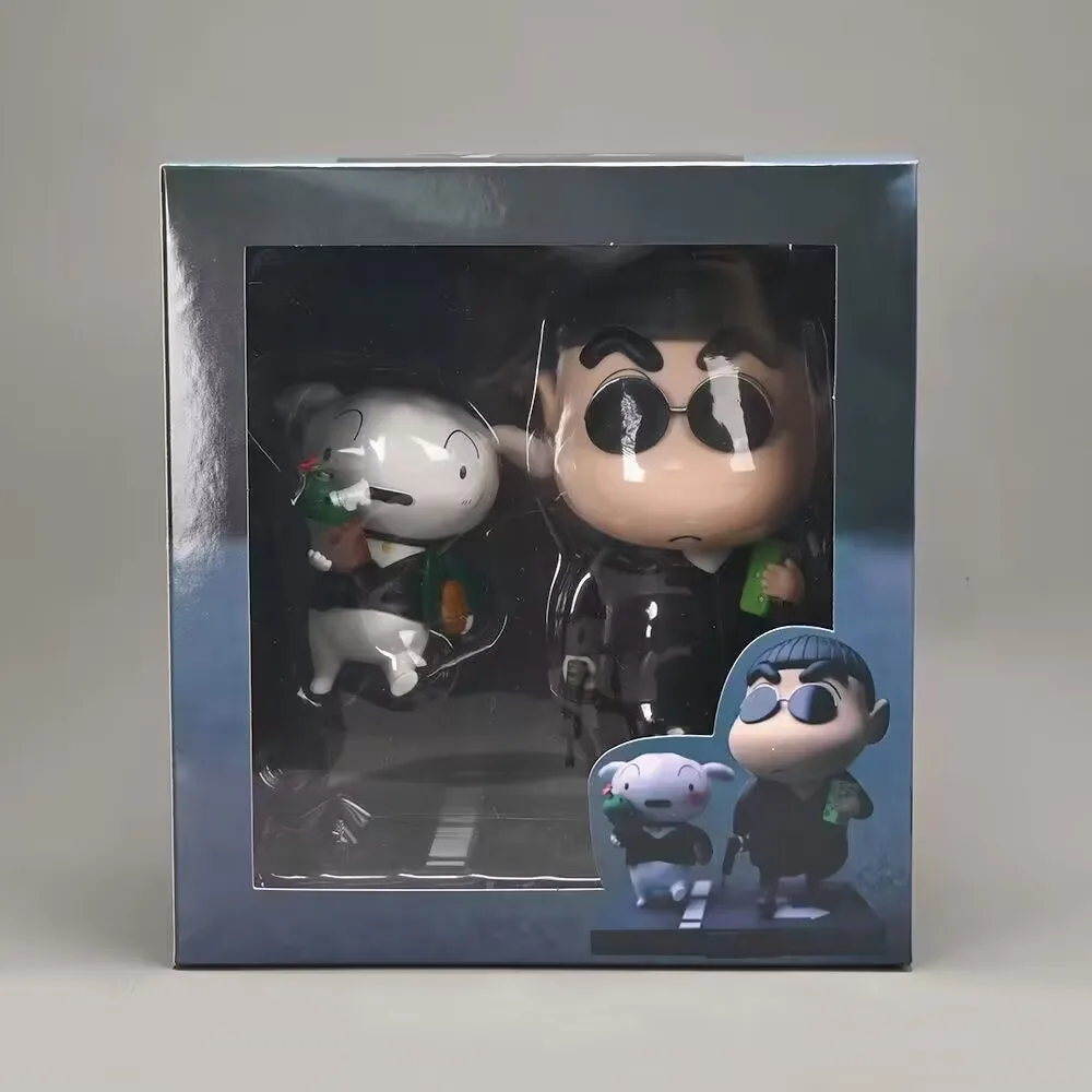 

Аниме Crayon Shin-chan COS Leon профессиональная нохара Xiaobai ПВХ фигурка Коллекционная модель игрушка 16 см