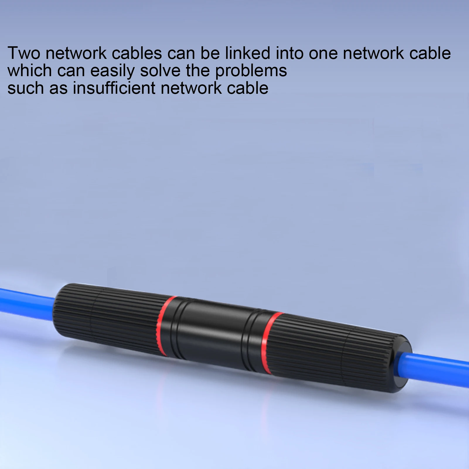 RJ45 водонепроницаемый IP67 Ethernet сетевой кабель Соединитель с двойной головкой