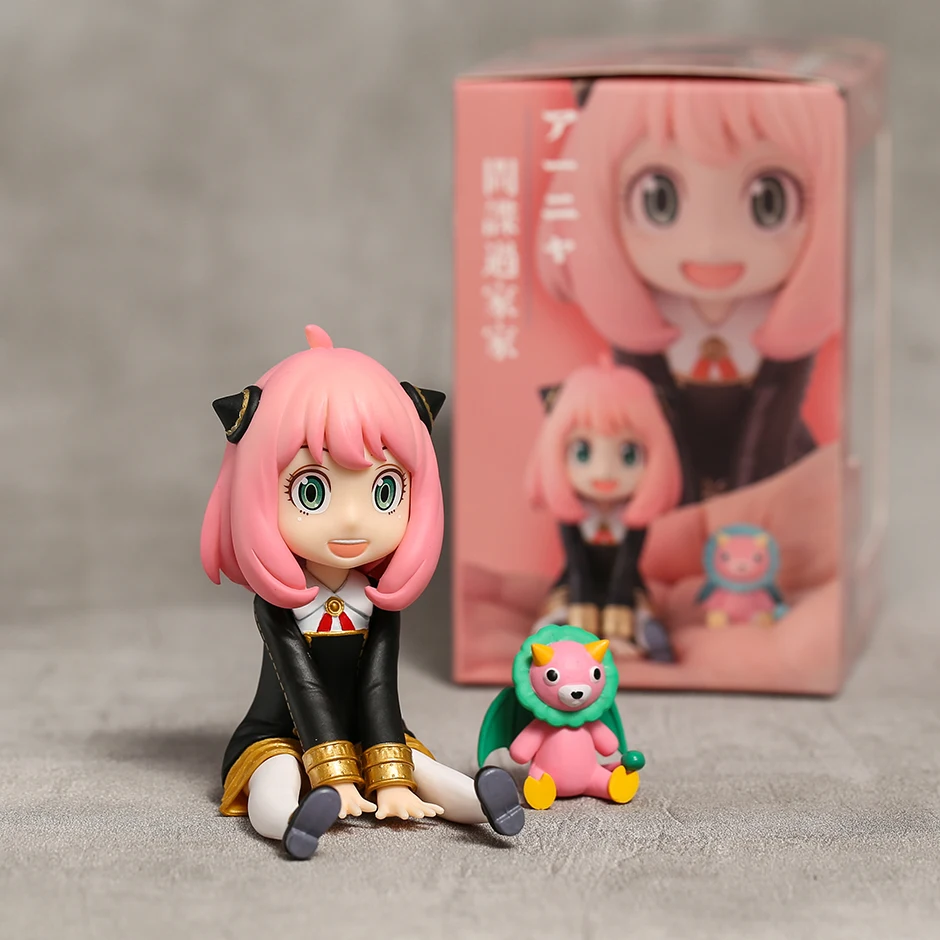 

GEM Series Spy x Family Palm Size Anya chan Q Version Figure Collection Model Doll Toys