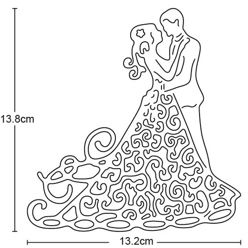 штампы для скрапбукинга Штампы рукоделия свадебные невесты жениха сердца