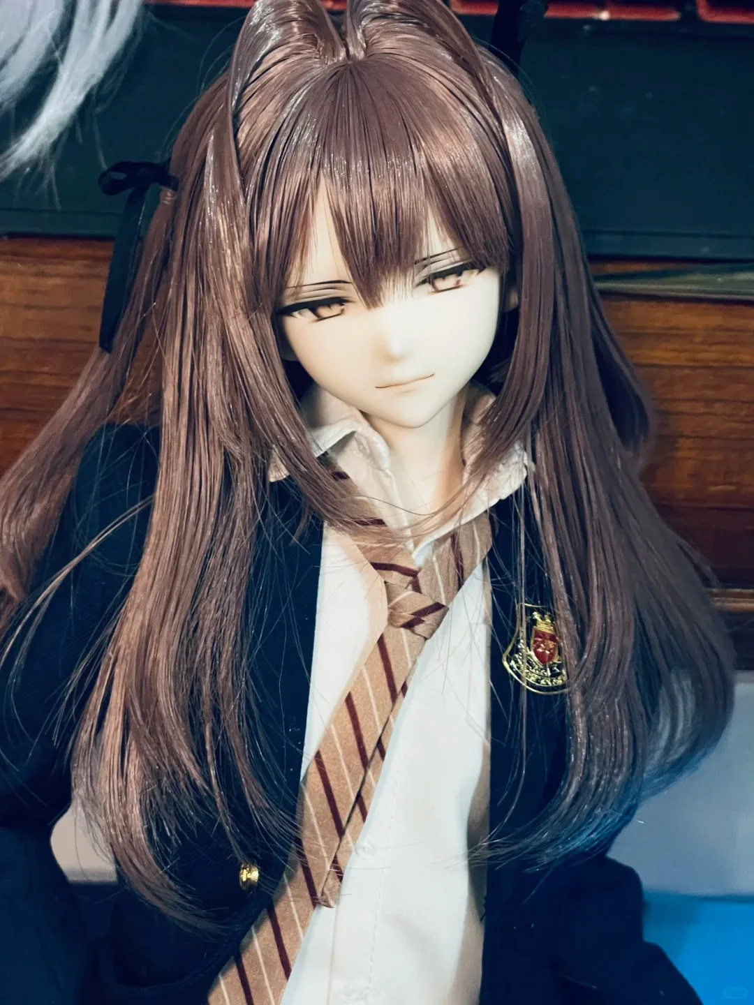 Фото Новая кукла BJD 1/4 15AN с макияжем, красивая, высококачественная, из смолы, игрушка-ангел, с подвижными суставами, бесплатная доставка. №4
