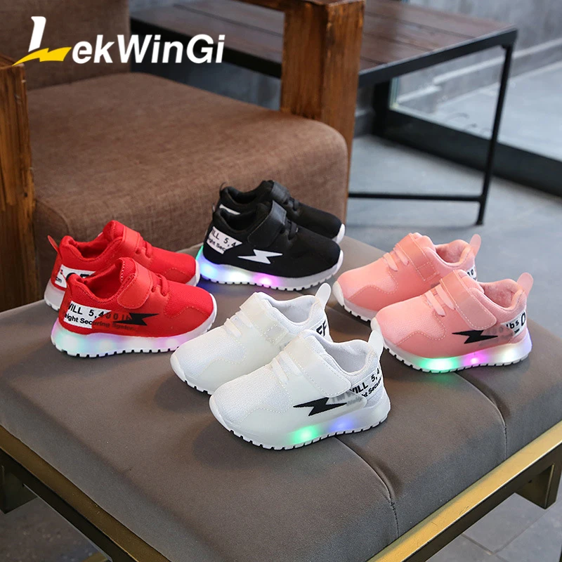 

Size 21-30 Luminous Sneakers Children Shoes with Light Children Casual Shoes with Light Up Shoes for Boys basket fille enfant