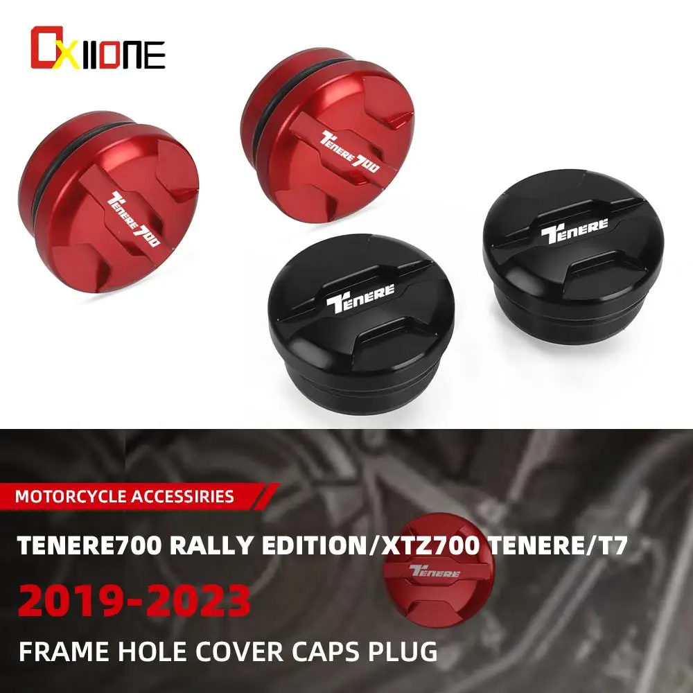 

Motorcycle Frame Hole Cover Caps Plug For Yamaha TENERE 700 2019-2023 Screw Decorative Covers Tenere700 Rally Edition 2020- 2023