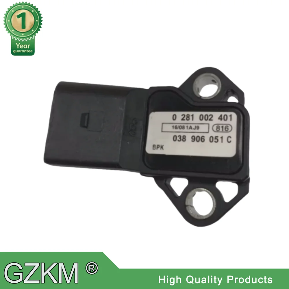 

0281002401 038906051C Датчик давления наддува в коллекторе для Audi V-W Skoda Seat