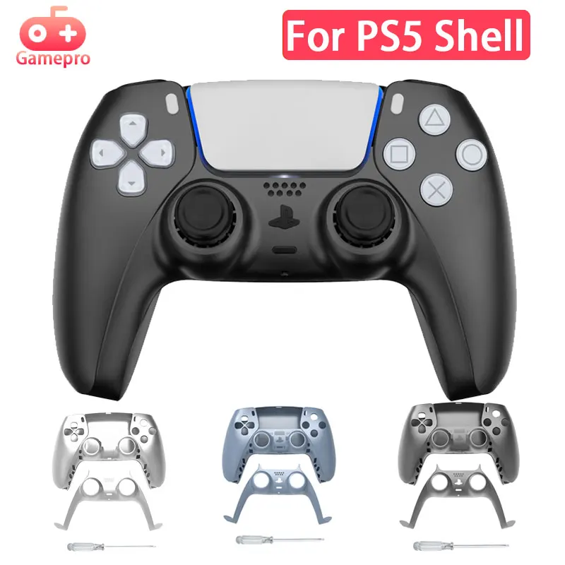

Для контроллера PS5 Playstation 5, запасные части для самостоятельного ремонта, полный комплект, корпус, оболочка, чехол, лицевая панель, фотоэлемен...