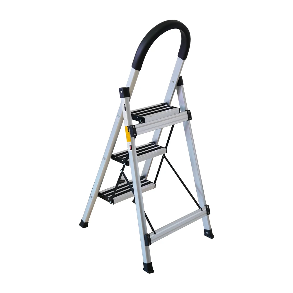 ДЛЯ BOWEITI Портативная тонкая 3-ступенчатая бытовая складная стремянка из