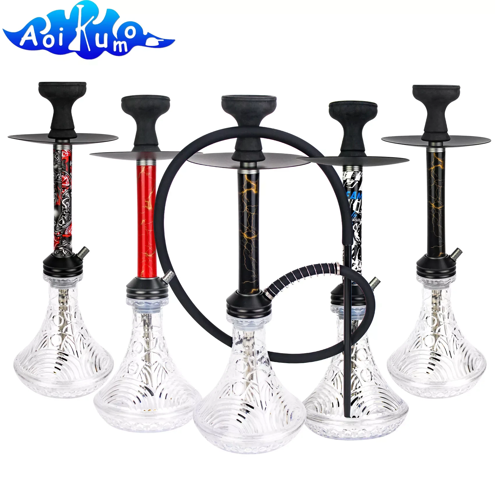

2022New 2022 NEW Hookah set Model O Shisha Sheesha Narguile Sheesha Chicha Nargile Cachimbas Hookahs Water Pipe kit