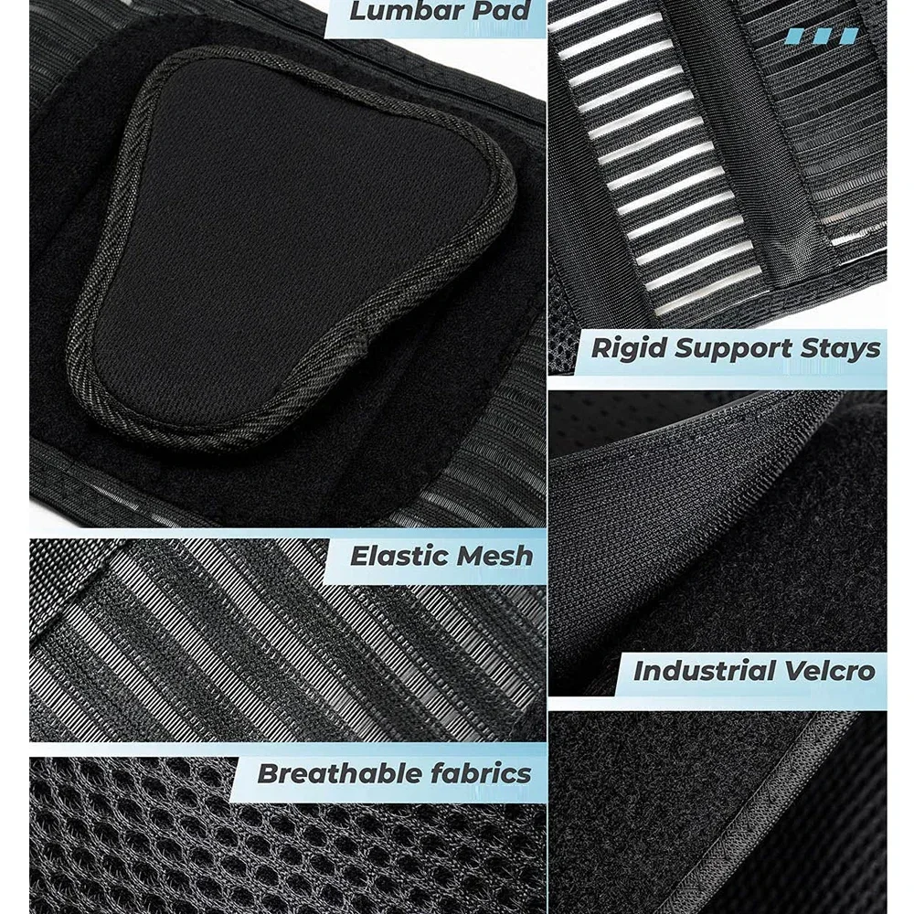 Дышащий Пояс Для Поддержки Спины Мужчин И Женщин Облегчение Боли С Грыжами Диска