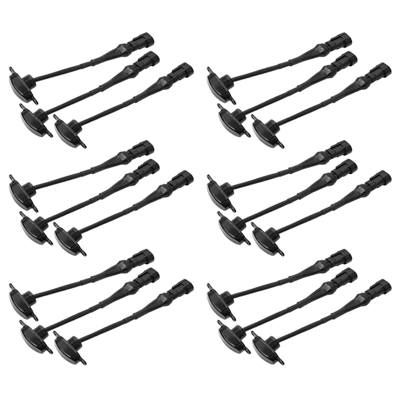 

18 Pcs External Amber LED Lights Decoration, Led Front Grille Lights For 2004-2019 Ford F150 Raptor F250