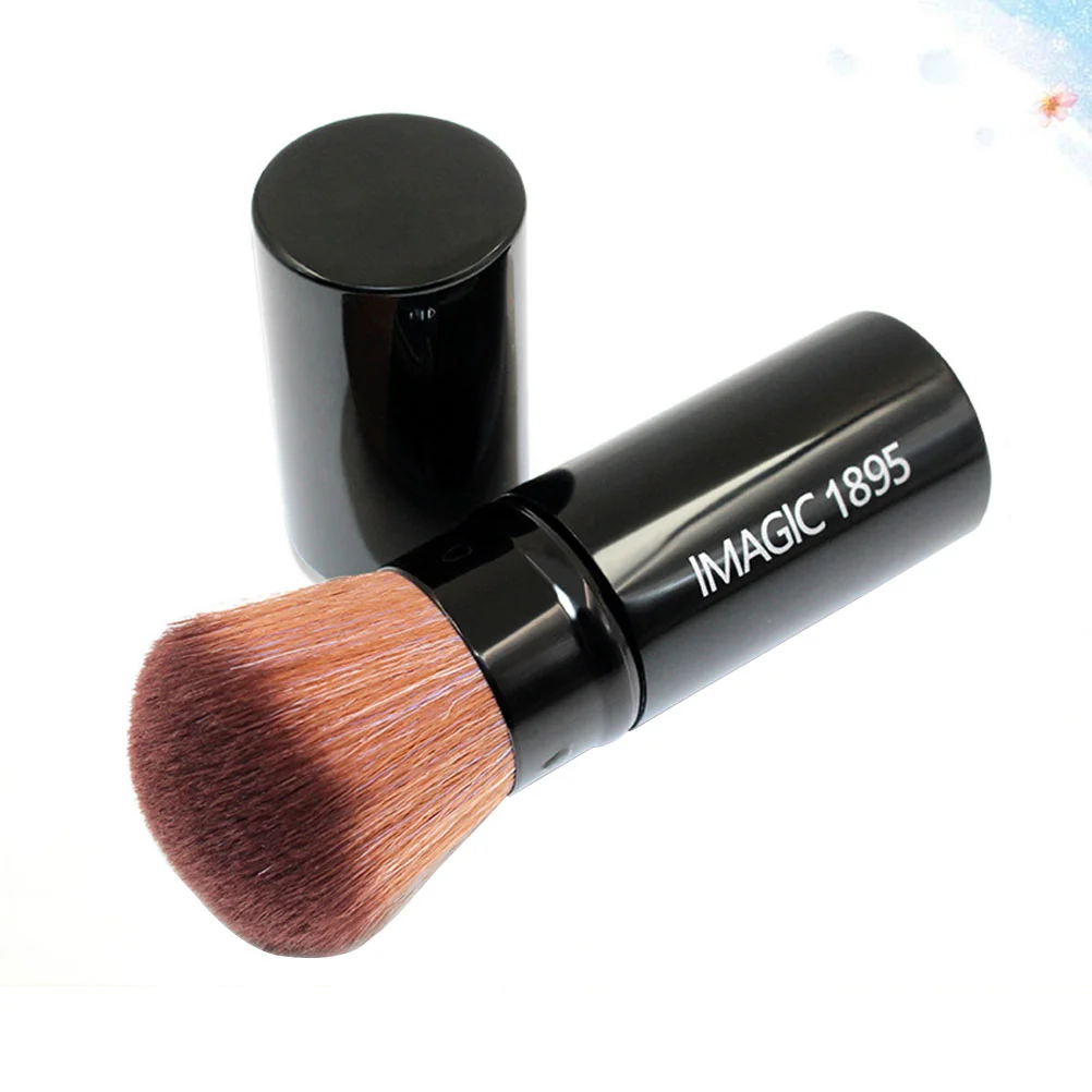 

Brush Makeupbrushes Loosemake Eyeshadow Professional Kitflat Kabuki Retractable Blush Face Womanfoundation