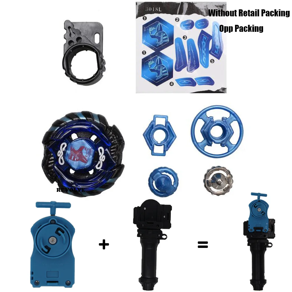 Фото Вариант B-X TOUPIE BURST BEYBLADE BB-120 Ultimate Beyta PROTO NEMESIS с рукояткой + синий пусковой механизм №4