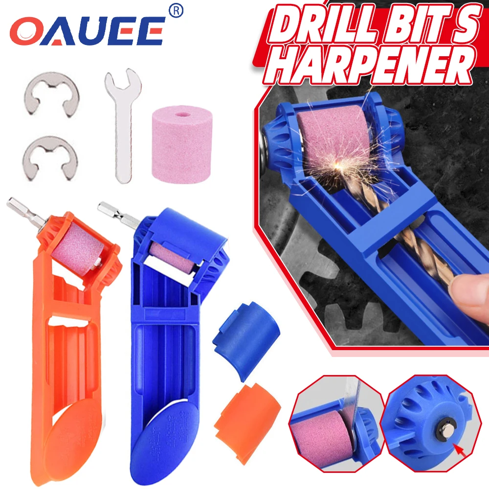 

1 Set Corundum Grinding Wheel Drill Bit Sharpener Titanium Drill Portable Drill Bit Powered Tool Parts