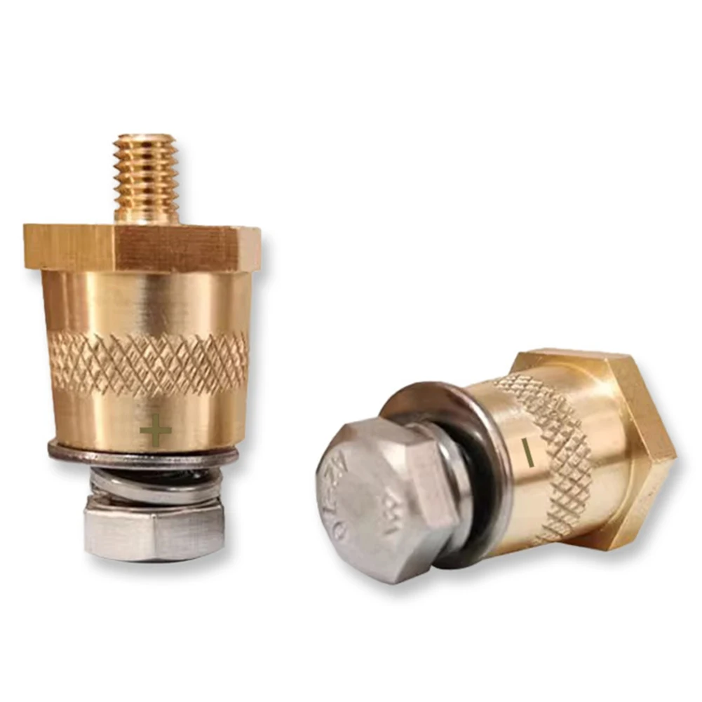 Клеммы для аккумуляторной батареи латунный аккумуляторный столб положительный