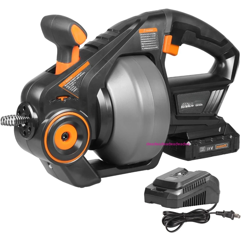 Электрический сливной шнек с сантехническими змеями длиной 25 футов съемник для