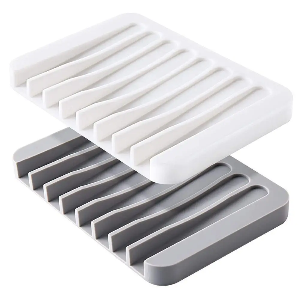 

1 шт. силиконовый гибкий держатель для мыльницы для ванной комнаты Soapbox пластинчатый лоток для слива банных инструментов держатель для мыла