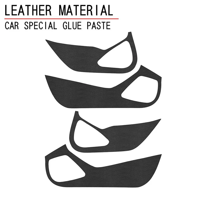 Автомобильная кожаная дверная защитная накладка из личи доска противоударная