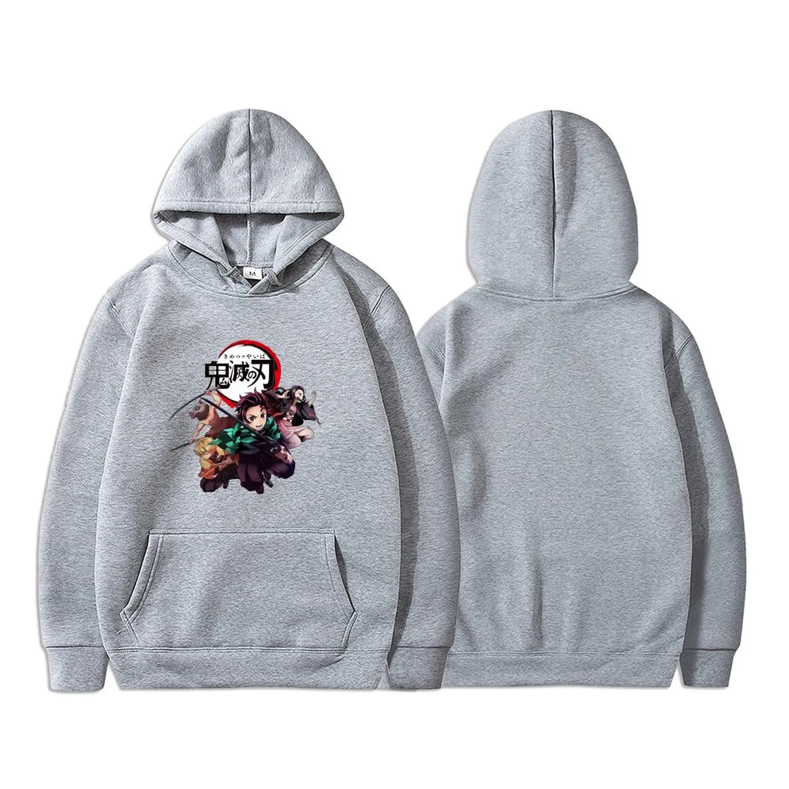 

Demon Slayer Japanese Anime Printed Hoodies Men Women's Hoodies Harajuku Oversized Sweatshirts Fashion Boys Girls Unisex Clothes