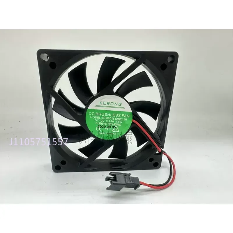 Фото Новый вентилятор KERONG DF0801512SEL2R 12В 0.15А 1.8Вт для инкубатора 8CM 8015 №1