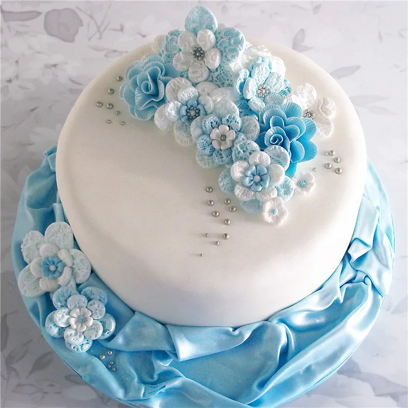 1 шт. кружевная форма для помадки свадебная украшения торта искусственная