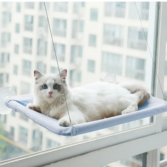 

Window Cat Hammock Hanging Pet Bed Aerial Bearing 20kg Beds With Mat Shelf Seat For Cats Comfortable Kitten Nest Pet Accessories