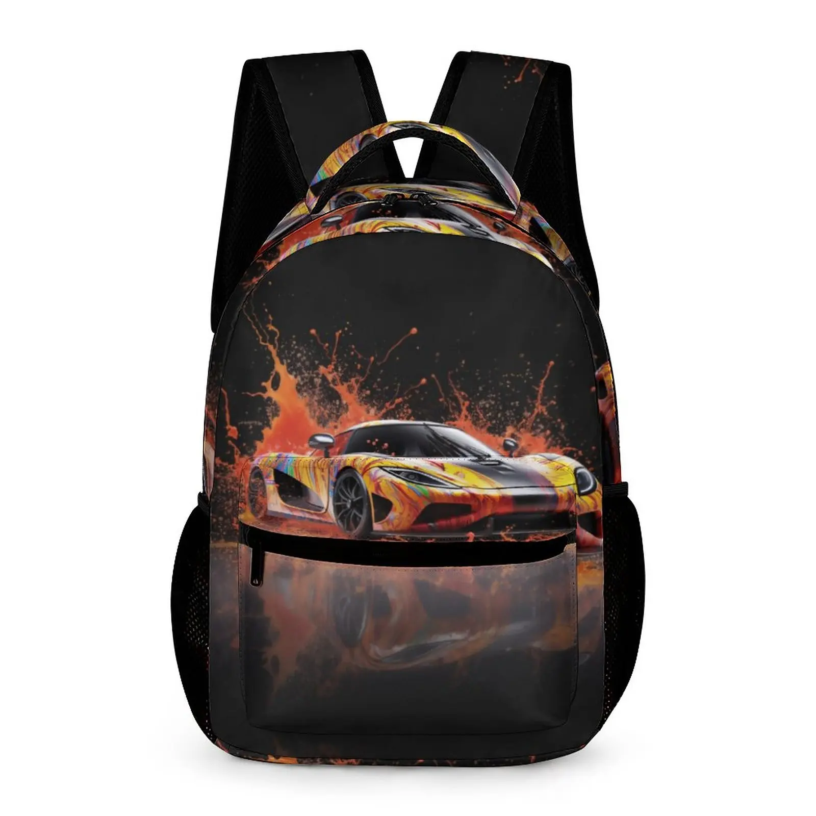 

Рюкзак Ultimate для спортивного автомобиля, рюкзаки с жидкими брызгами в уличном стиле, унисекс, эстетичные школьные сумки, большой рюкзак на заказ