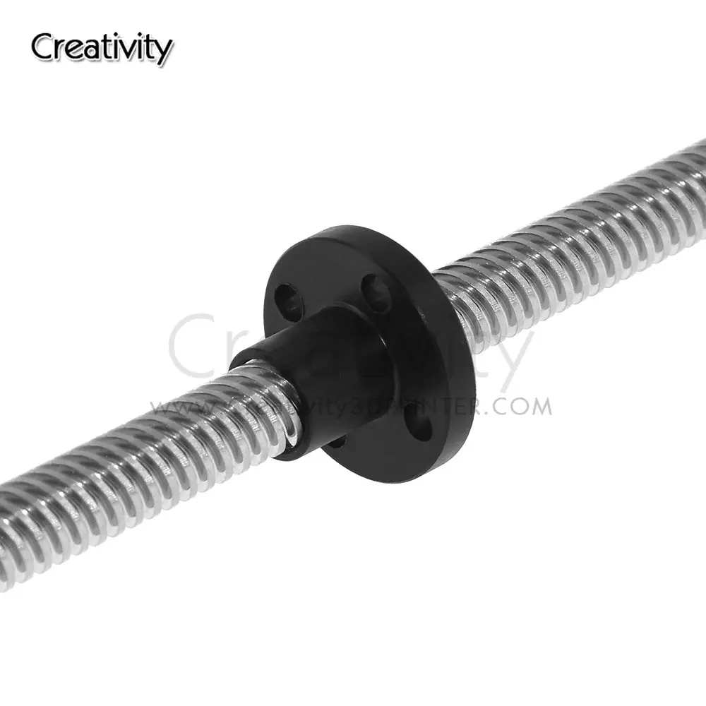 

T8 трапециевидная нейлоновая гайка 8 мм винты для шагового двигателя свинцовый винт диаметр 8 мм шаг 2 мм нейлоновые гайки 3D части принтера