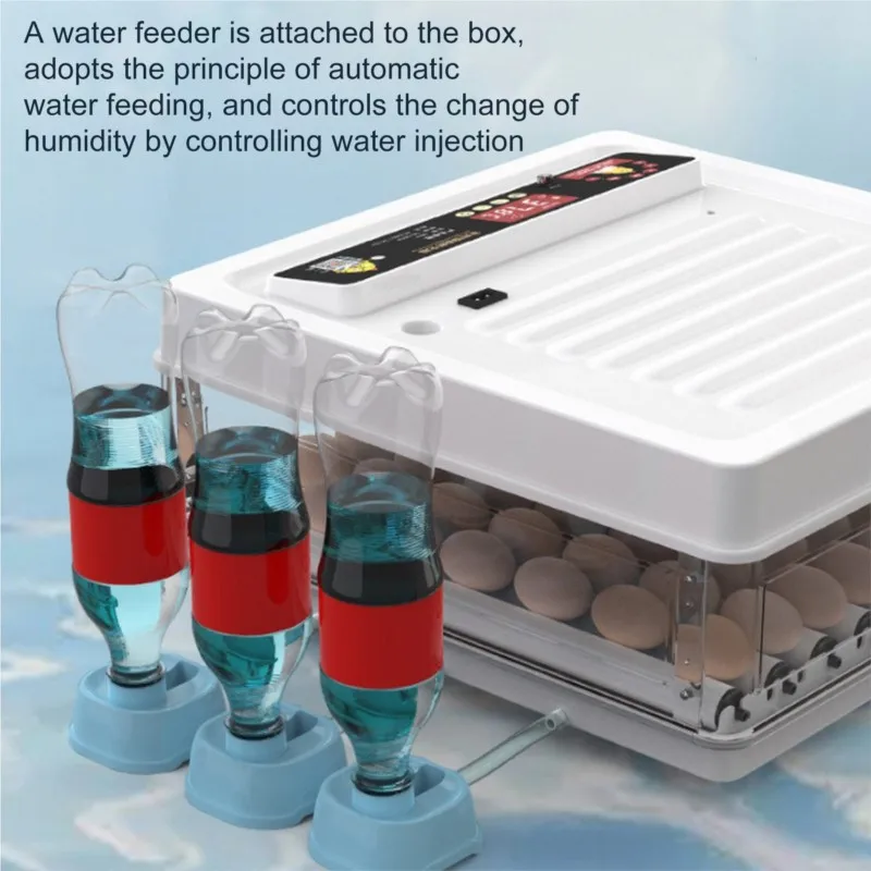 Инкубатор для яиц 220V 130 штук Бродер Птица Цыплята Инкубатор Птицеводство Автоматический фермерский инкубационный инструмент.