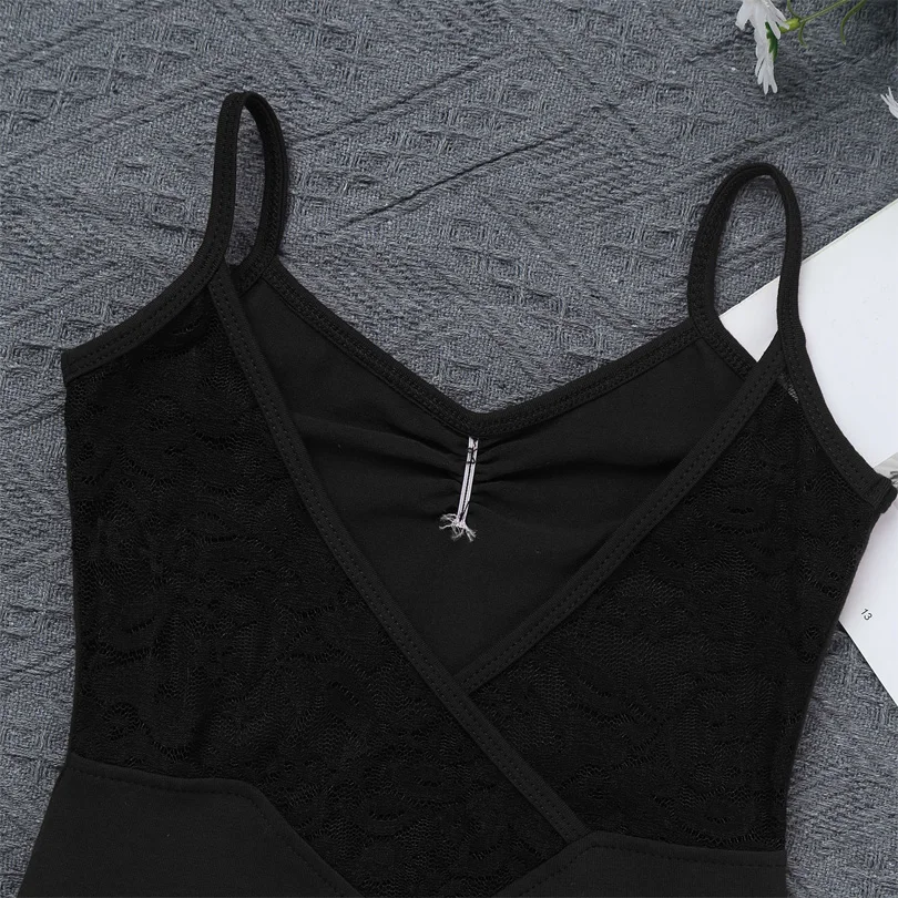 Купальник для девочек хлопковый кружевной без рукавов | Тематическая одежда и