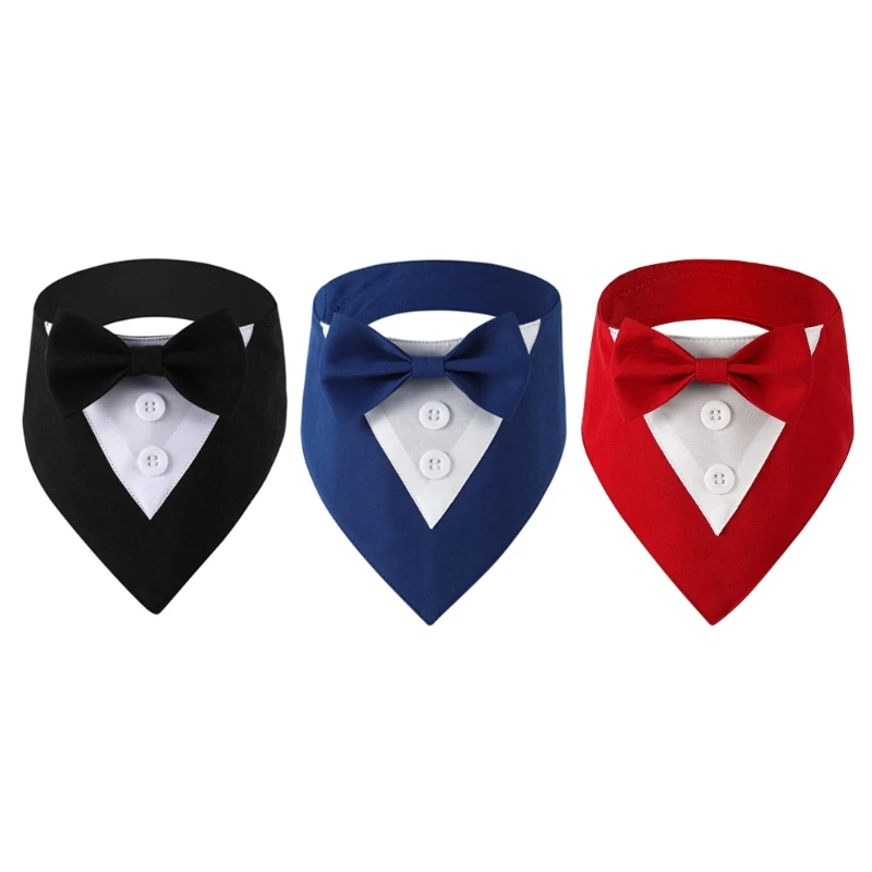 

Collar Cat Pet Necklace Dog Pet Suit Decors Bow Tie Bandana Scarf