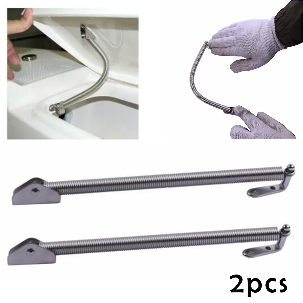 

2pcs Marine Boat Hatch Support Spring Adjuster 8-1/4\" Triangle Fixture End Cabin Door Support Cabin Hardware Boat Accessories