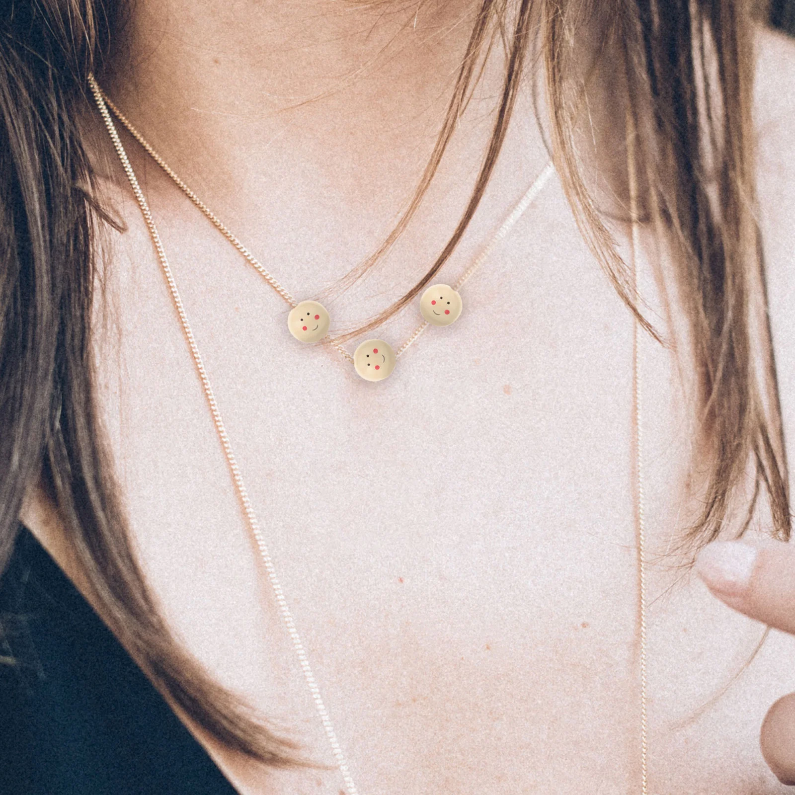 20 шт. ювелирные изделия DIY аксессуары деревянные свободные бусины улыбка лицо