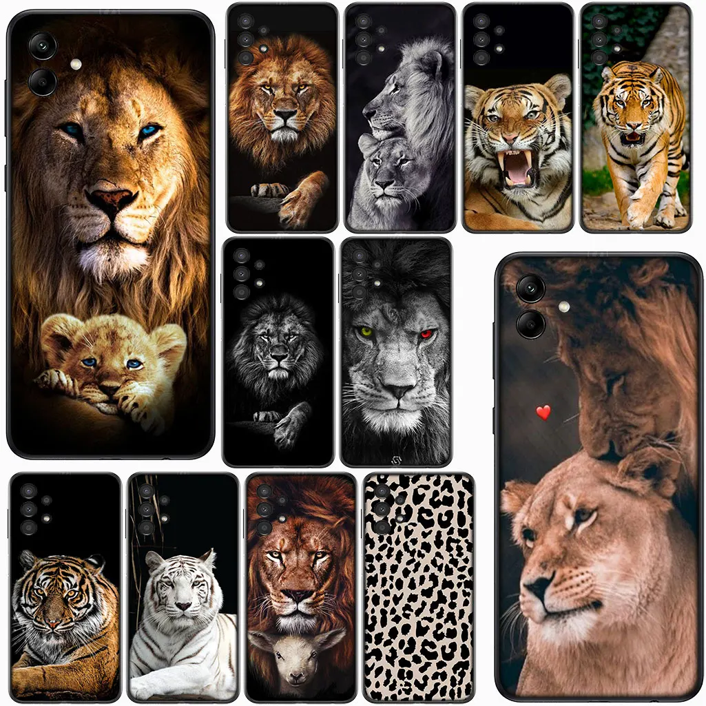 Фото Мягкий чехол с обои Lion Art Tiger для Apple iPhone 16 15 14 11 Pro Max SE2 SE3 7 8 Plus SE 2022 16+ 15+ Чехол для телефона №1