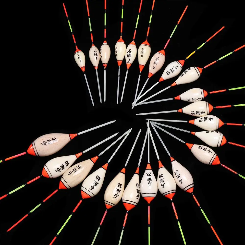 5 шт. деревянные поплавки для рыбалки