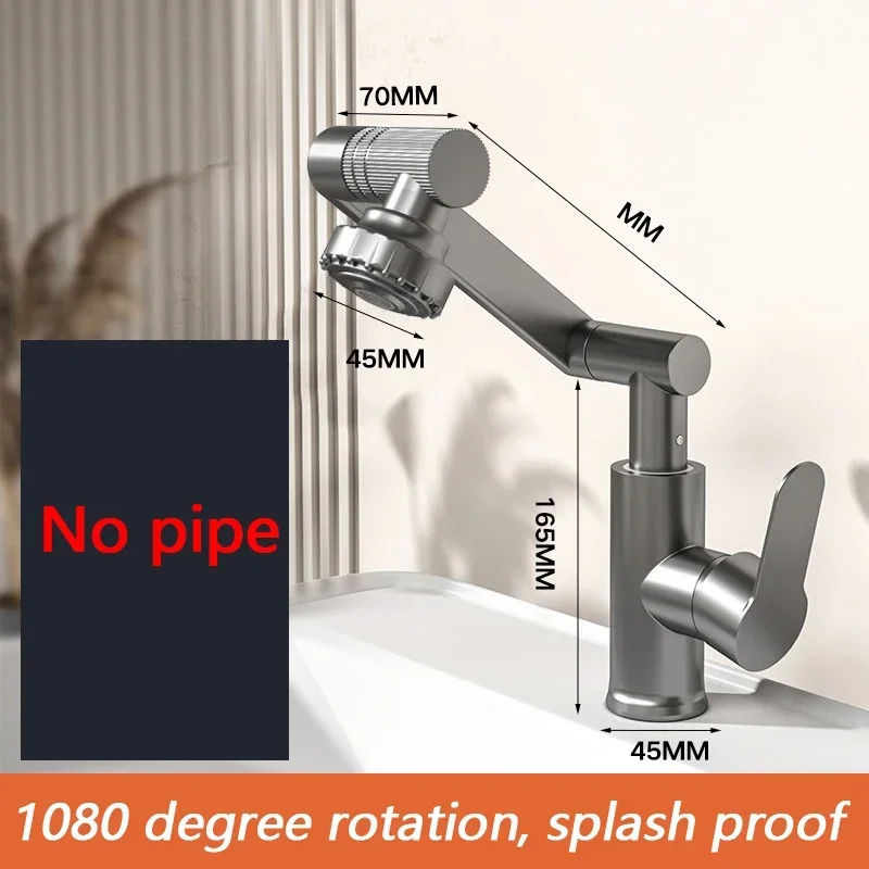 

Смеситель для ванной и кухни, керамический, серебристый/черный