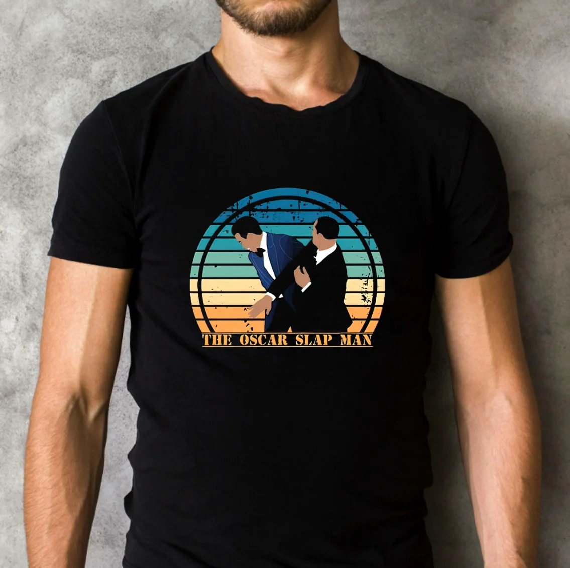 

Will Smith Slap Chris Rock Oscars 2022 Funny Meme Ver. 9 Classic Black T-Shirt