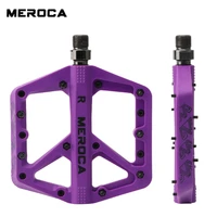 meroca mountain bike ultralight sealed bearing pedal nylon fiber cycling pedals iamok bicycle parts
