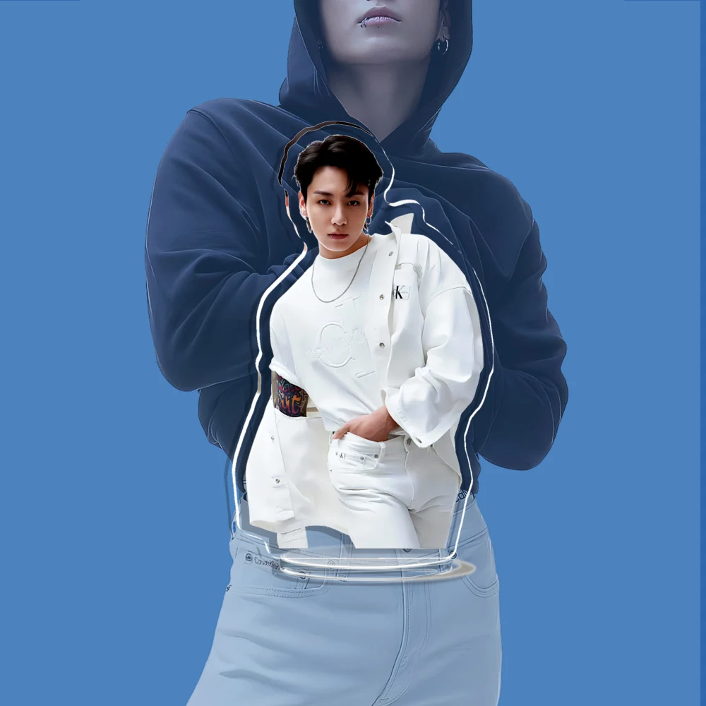 Новинка акриловый Золотой альбом Kpop Standee Never Let Go JIN фигурки Stander audds Teakook аксессуары