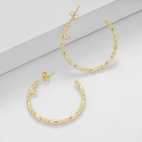 14k yellow gold twisted round small hoop earrings for girls women
